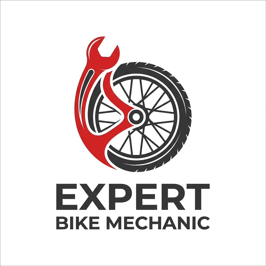 Expert Bike Mechanic Logo